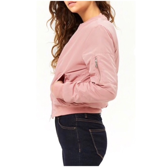 FOREVER 21 BLACK bomber jacket - Picture 5 of 9